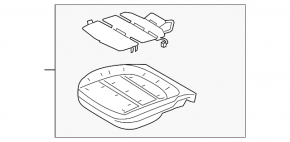Occupant sensor for Ford Escape MK4 20-25 without airbag
