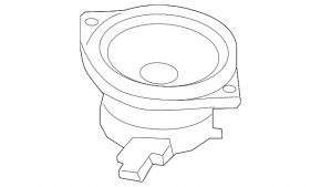 Front Panel Speaker Central Ford Bronco Sport 21-25