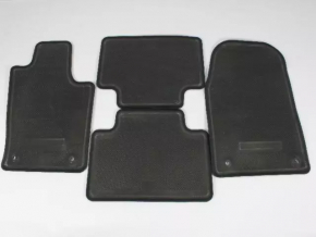 Set of floor mats for Dodge Durango 11-15, cloth, black, for 2 rows