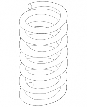 Rear left spring Subaru Outback 10-12 2.5