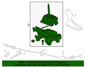 Chevrolet Malibu 13-15 Gearbox Shifter