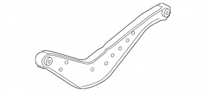 Upper rear left control arm Chevrolet Malibu 16-