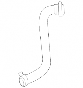 Cooling pipe lower Mercedes GLA 14-20