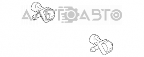 Right washer nozzle for Suzuki Kizashi 10-15