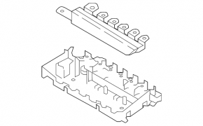 VW Atlas 18 battery distribution plate - broken