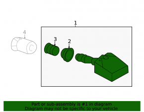 Nissan Rogue 14-16 Wheel Pressure Sensor