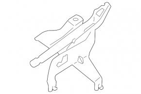 Right hood hinge for BMW X5 F15 14-18