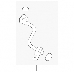 Air conditioning pipe rear row return Audi Q7 16-