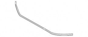 Front hood seal BMW X3 G01 18-21 on bumper
