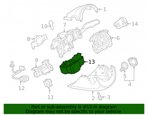 Steering column lock VW Passat 20-22 Used