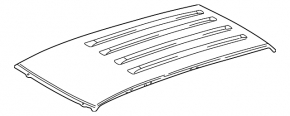 Metal roof for Toyota Highlander 2001-2007