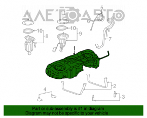 09-14 Dodge Challenger Fuel Tank