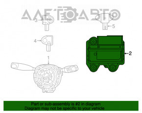 Chrysler 200 15-17 SRS Airbag Module
