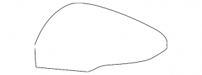 Mirror cover left Subaru XV Crosstrek 18-23 for turn signal