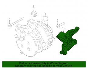 Alternator Bracket for Porsche Cayenne 19-26 2.9T, 3.0T