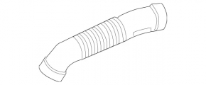Right air duct for Mercedes W211 V6 V8 petrol