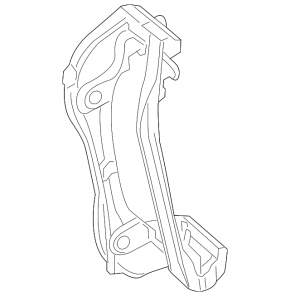 Front left brake caliper bracket for Mercedes X167 GLS 450 20-26