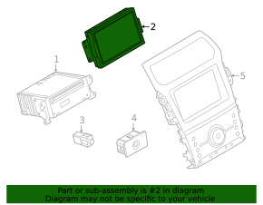 Monitor, display, navigation Ford Explorer 11-12 prerest Sync2