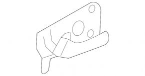 Lincoln MKC 15-19 chrome front right inner door handle