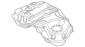 Mazda CX-5 17-24 awd fuel tank is dented
