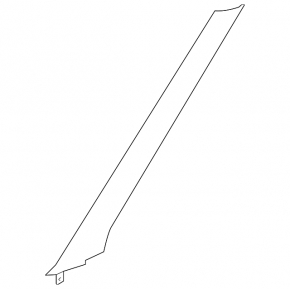 Right windshield molding for Land Rover Range Rover Evoque 12-18