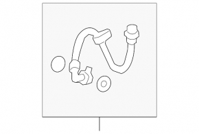 Front left brake hose Honda CR-V 12-16