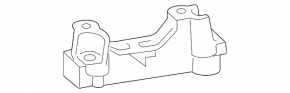 Engine mount right Lexus NX200t NX300 15-21