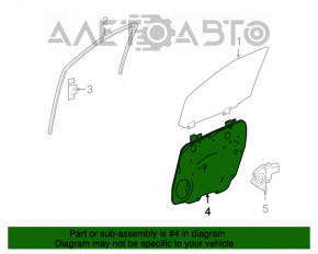 Window lift mechanism front left Mercedes X164 GL W164 ML