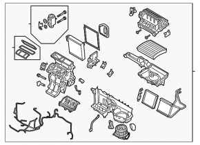 Heater assembly Volvo XC40 19-22