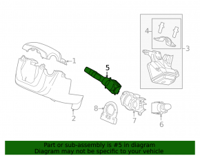 Steering column switch left Acura ILX 13-18