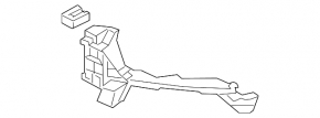 Right front headlight mount for Audi Q8 19-23