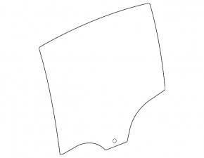 Glass door rear left BMW 3 F30 4d 12-18