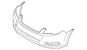 Subaru Legacy 13-14 front bumper