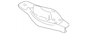 Rear right control arm cover for the Audi A3 8V 15-20 spring