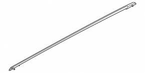 Upper rear right door molding Kia Niro 23 - chrome
