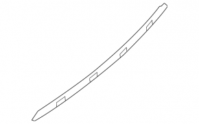 Molding rear bumper Nissan Pathfinder 13-16 prerest chrome