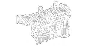 Intake manifold Mercedes W167 GLE 450 20-23 3.0h with intercooler
