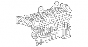 Intake manifold Mercedes W167 GLE 450 20-23 3.0h with intercooler