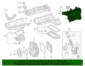 Intake manifold Mercedes W167 GLE 450 20-23 3.0h with intercooler