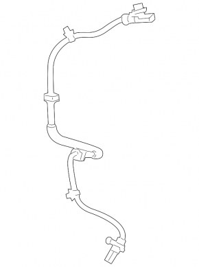 ABS sensor front left Ford Fiesta 11-19