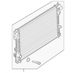 Radiator cooling water Ford Explorer 11-19 3.7 SIGNEDA