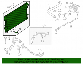 Radiator cooling water Ford Explorer 11-19 3.7 SIGNEDA