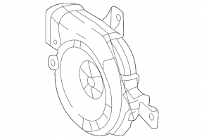 Cooling fan VVB left Toyota Highlander 20-25