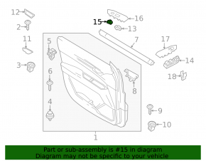 Front right door lock button for Mazda 6 16-21