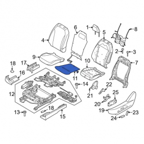 Heated Driver's Seat for Ford Mustang Mach-E 21-25