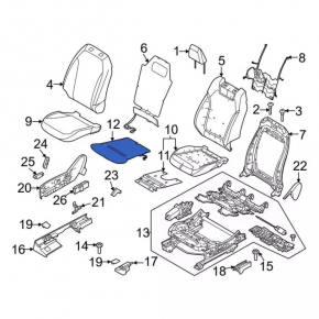 Heated Driver's Seat for Ford Mustang Mach-E 21-25