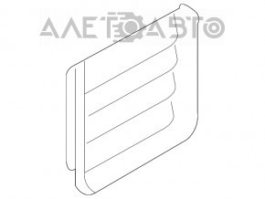 Ventilation shield left Mercedes W164 ML