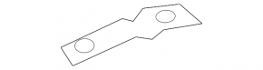 Front bumper mount (bumper-wing) left Volvo S60 19-25