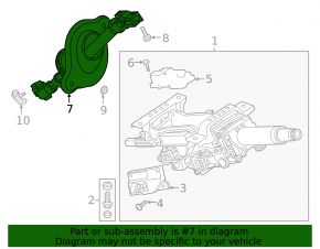 Audi E-Tron 19-23 steering shaft