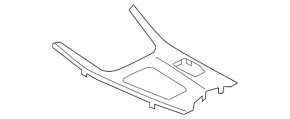BMW X3 F25 11-17 Anthracite Center Console Trim, Scratches
